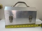 L May Mfg Sudbury Ontario Vintage Mid Century Aluminum Miners Lunchbox Pail
