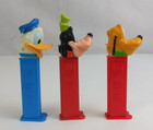 Lot Of 3 Disney Mickey   Friends Pez Dispensers Pluto  Goofy    Donald  b 