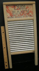Vintage Wooden Washboard Dubl Handi 18  Tall Double Sided Columbus Washboard Co 