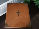 Antique  last Rites  Wooden Catholic Box