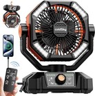 Coldsky Camping Fan  20000mah 48 Hour Rechargeable Portable With Led Light