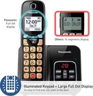 Expandable Cordless Phone System 2 Handsets With Answering Machine Kx-tgd832m