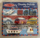 Four Melissa And Doug Chunky Puzzle S Farm Animals  Vehicles  Construction  Pet