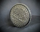  eyes In The Static  Hidden Skull   Crossbones Art Belt Buckle Darren Mcneese