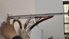 Antique Wall Mount Bathroom Accessories Shelf Towel Rack Aluminum Steel Nautical