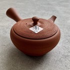 Tokoname Ware Pottery Japanese Teapot Shudai Flat Kyusu 140ml By Gyokko