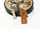 Dog Keychain Ring  Cool Cute Pet Dog Keyring Bag Charm Mini Metal Key Ring Ke   