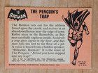 1966 Topps Batman  black Bat   16- The Penguin s Trap  Vg-ex 