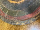 Antique African Primitive Wood Shield Plate W Original Paint Folk Art  21