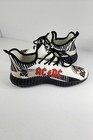 Ac dc Highway To Hell Shoes Men s White Size 8 5 Sneakers Slip Ons New