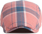 Plaid Newsboy Hats Adjustable Ivy Flat Cap Gatsby Cabbie Driving Hat For Men    