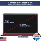 11 6  Laptop Tempered Glass Screen Protector For Hp dell sony samsung lenovo 