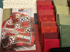 Watermelon   Shoofly Quilt Top Kit  Easy  Scrappy 42  X 56   no Rickrack 
