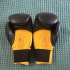 Adidas Hybrid 100 Sparring Gloves 16 Oz Black yellow Adult Unisex Size L