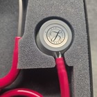 3m Littmann Classic Iii Stethoscope Red Silver Great Condition