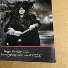 Original 13 By 11    Ozzy Osbourne Happy Birthday 1988 Album Ad Flyer