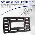 No Drill Front License Plate Bracket- Front License Plate Mounting Kit   universal