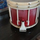 Pearl  13  Marching Snare Drum Red white  Original Color Is Black And Silver