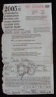 Rw72 - 2005 Federal Duck Stamp On Illinois Hunting License