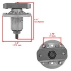 3 Spindle Gy20785 Belt Gx21833 For John Deere L120 150001 L130 A130001 B020001