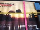 Massey Ferguson 200 Series Working Class Tractor  Dealer Poster  23  X 35 