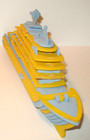 Vintage Wood Folk Art Cruise Ship Handmade