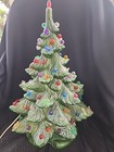 Rare Vtg 2-piece 1981 Atlantic Mold Ceramic Christmas Tree 16    Signed