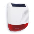 Solar Powered Waterproof Strobe Siren With Backup Battery For Wifi Alarm System
