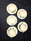 Vtg Blue Ridge Hand Painted Colonial Orchard Glory Cup saucer - Farmhouse Style 