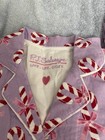 Pj Salvage Candy Canes Cotton Flannel Pj Set Pajamas Size Small New W tags