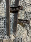 Vtg Antique Barn Door Roller hanger 1 1 4  Flat Track 2 Pcs Total 8  Lot  3