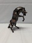 Bronze Metal Horse Rearing 7 5 t Equestrian Or Western Decor Euc