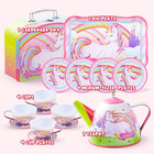 Unicorn Tea Set For Toddlers Tea Party Set For Children Kids Pretend Role Play T