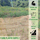 Erosion Control Blanket Mulch  Slope Stabilizer Seed Protector 4 Ft W X 112 Ft L