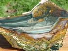 Tcr Blue Mountain Jasper  rough Slab 282grams     Orb   Streamer    Oregon