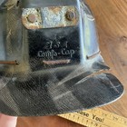 Vintage Msa Comfo-cap Low Vein Tiger Stripe Miner Helmet Texas Oil Field