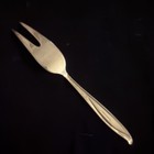 Holmes   Edwards Woodsong Carving Fork  Deep Silver Silver Plate 7 Inch Vintage
