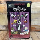 The Looney Tunes Video Show   3 Vhs Vcr Video Tape Used Rare Warner Clamshell