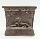 Egyptian Sphinx Cast Metal Bookends Vintage Art Deco