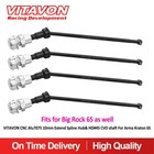Vitavon  Spline Hub  Hd 45  Steel Cvd Shaft For Arrma Kraton 6s Big Rock 6s