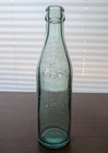 Vintage Sea Blue Christo Cola Soda Bottle  August Wagner Products  Columbus Oh