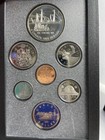 1991 Royal Canadian Mint Proof Set  50  Silver Dollar Original Box   Spec Card