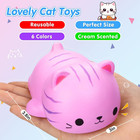 6pcs Jumbo Squishies Slow Rising Squishies Animal Newest Cat Squishy Toys Party