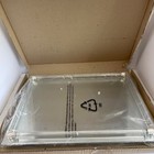 Godinger Silver Plated 4 Piece Vanity Set Brush Comb Mirror Tray W box Vintage