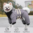 Pet Snowsuit For Dog Winter Dog Jacket Coat Waterproof Warm Puppy Hooded Clothes