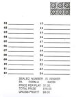 One Dozen   24 Sure Tip Boards  1-24   Pull Tabs jar Tickets Free Shipping Us