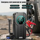 99800mah 1000a Peak Car Jump Starter With Air Compressor Power Bank Jump Box 12v