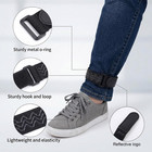2pcs Adjustable Cowboy Boot Straps  Elastic Stretch Cinch Strap With Anti-slip R