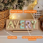 Wooden Name Puzzle  Baby 1st Birthday Gift Personalized Baby Toy Gift For Toddle
