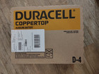 48 D Batteries  12 X 4 Pack  Duracell Coppertop D Batteries  48 Count   New